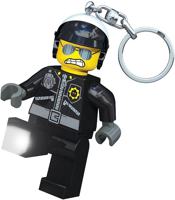 Lego Movie Bad Cop LED Key Light Torch