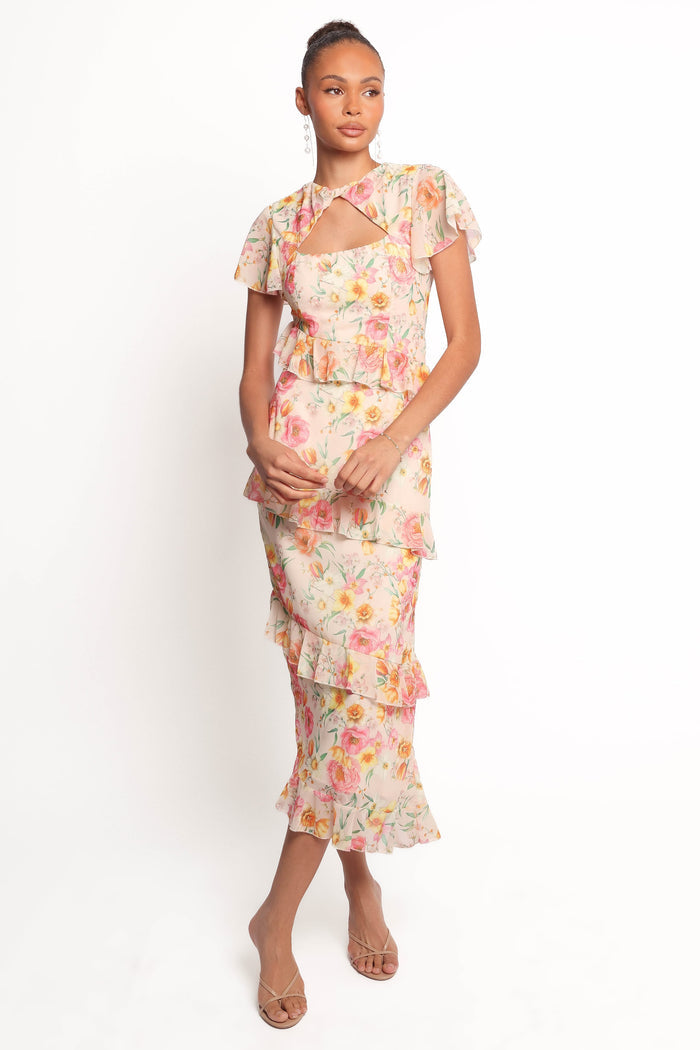 Petal and Pup USA DRESSES Leila Maxi Dress - Peony