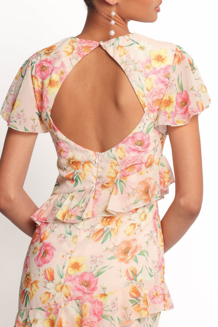 Petal and Pup USA DRESSES Leila Maxi Dress - Peony