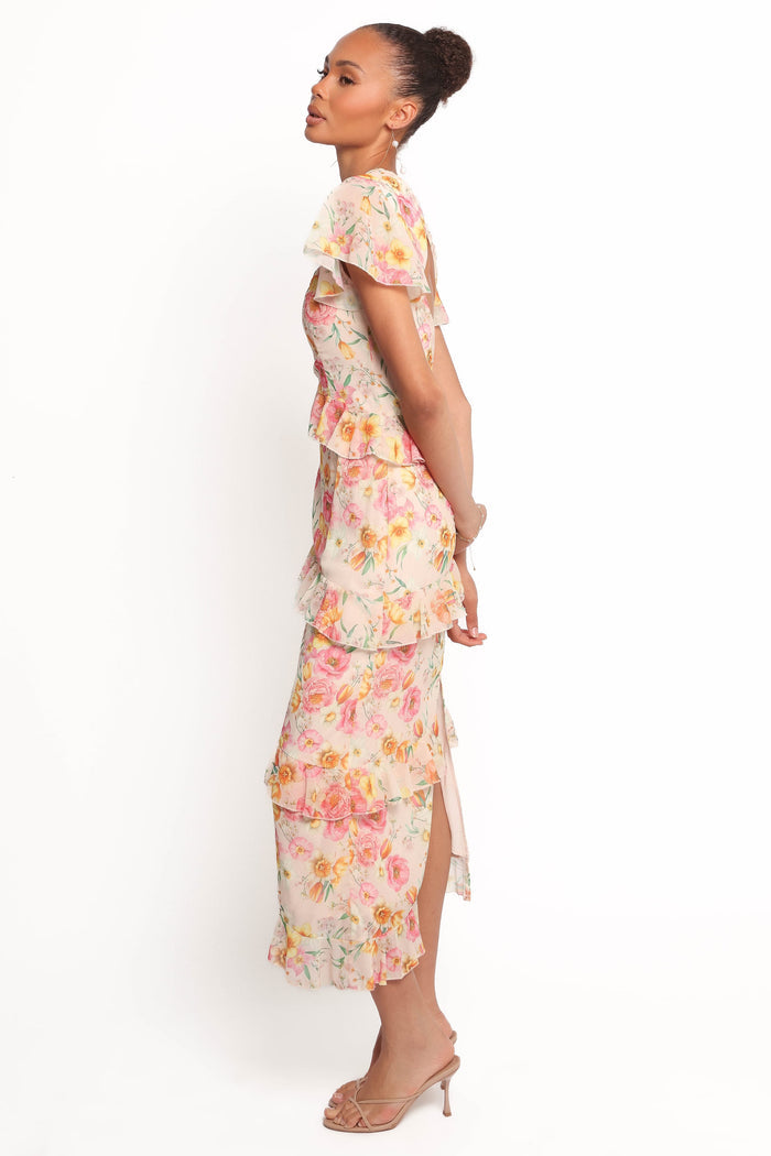 Petal and Pup USA DRESSES Leila Maxi Dress - Peony