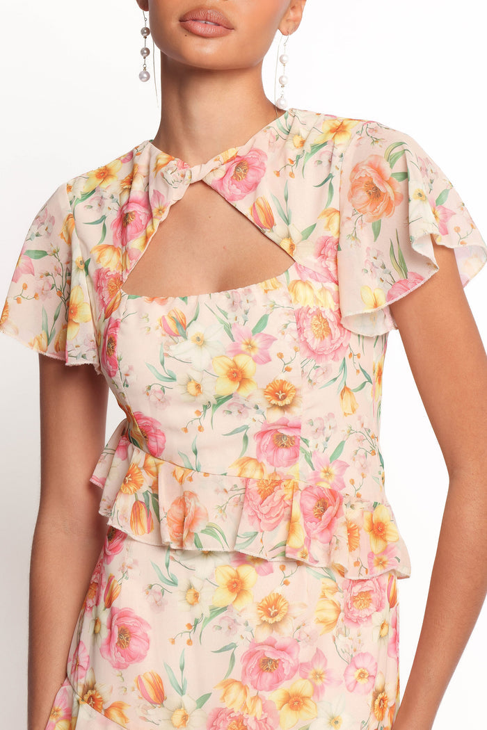 Petal and Pup USA DRESSES Leila Maxi Dress - Peony