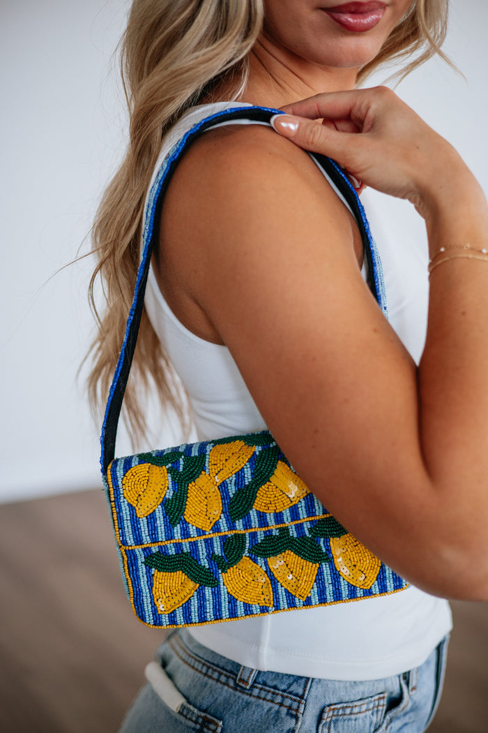 Lemon Twist Shoulder Bag