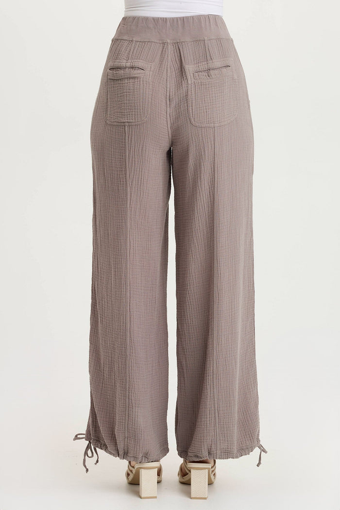 XCVI Lenka Gauze Cinched Wide-Leg Pant