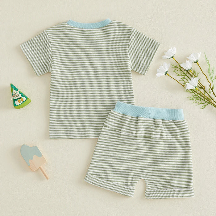 LET'S GO FISHING Striped Outfit
