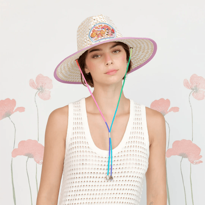 Lifeguard Hat, Nomad in Ivory/Neon