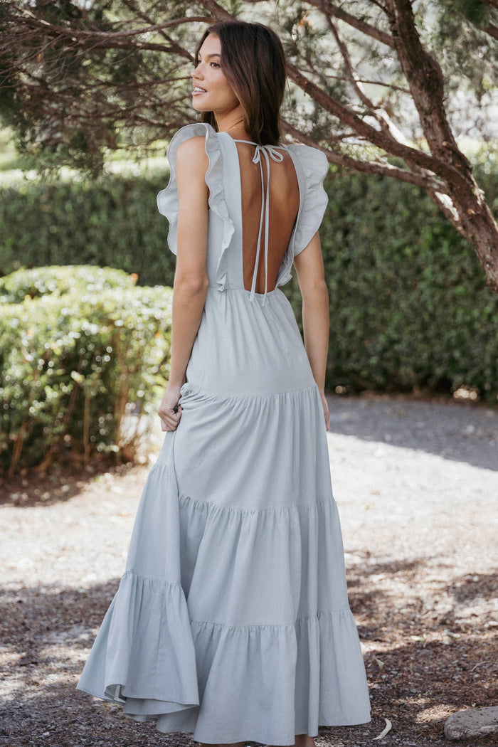 Petal and Pup USA DRESSES Lillian Maxi Dress - Pale Blue (Hold for Rack)