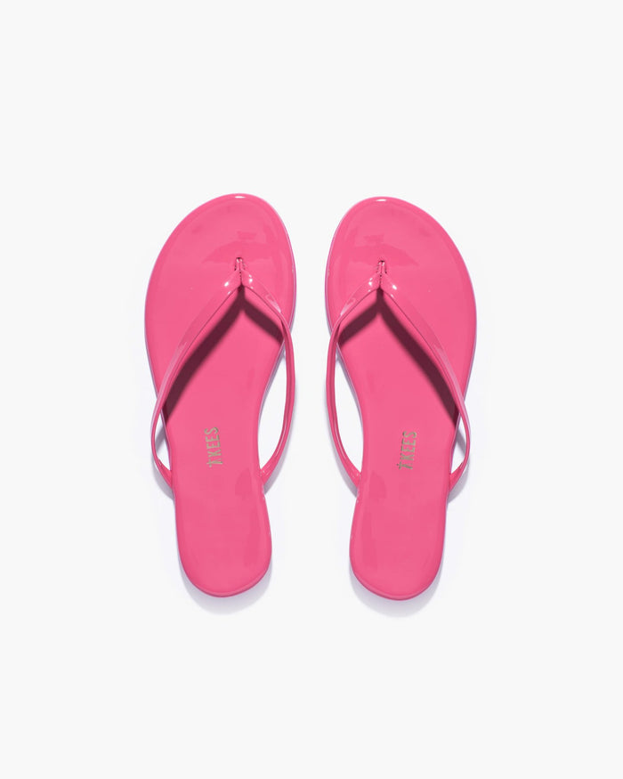 Lily Patent Solids in Hot Pink