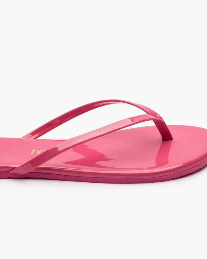 Lily Patent Solids in Hot Pink