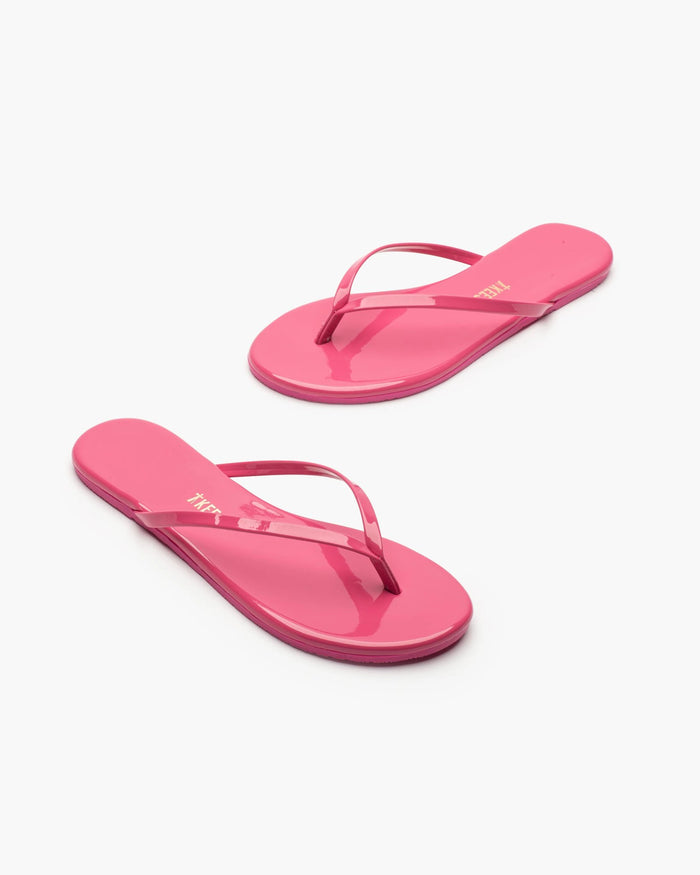 Lily Patent Solids in Hot Pink