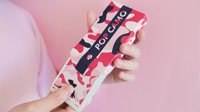 Limited Edition POP CAMO* Playing Cards by Riffle Shuffle Playing Card Company