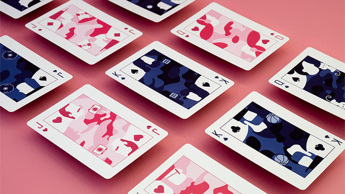 Limited Edition POP CAMO* Playing Cards by Riffle Shuffle Playing Card Company