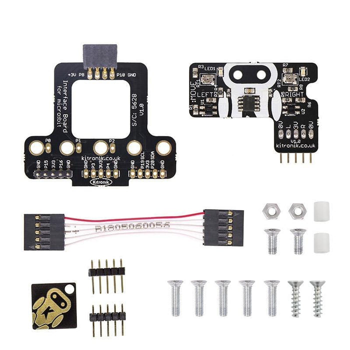 Line Following add-on for :MOVE mini V2 by Kitronik - The Pi Hut
