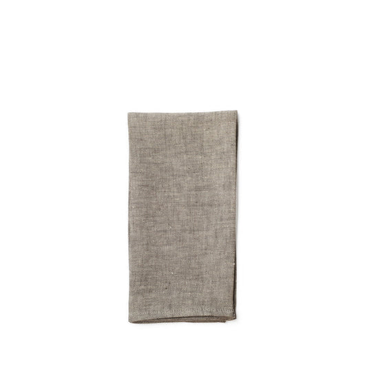 R+D.Lab Linen Hopsack Napkin Moro Brown
