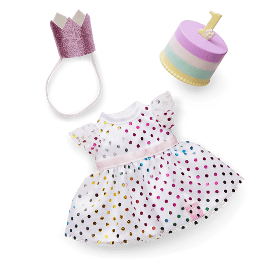 Little Bitty Baby™ First Birthday Celebration Set for 7.75-inch Dolls