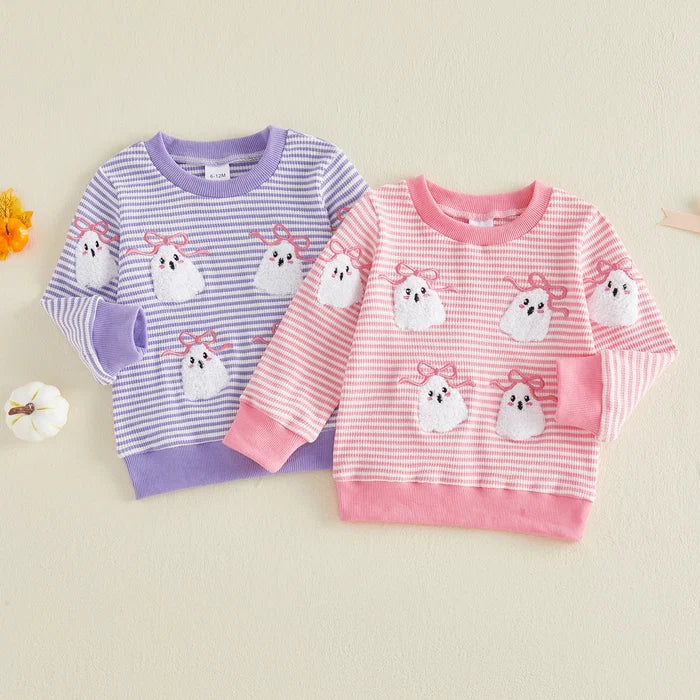 LITTLE BOO Striped Sweatshirt