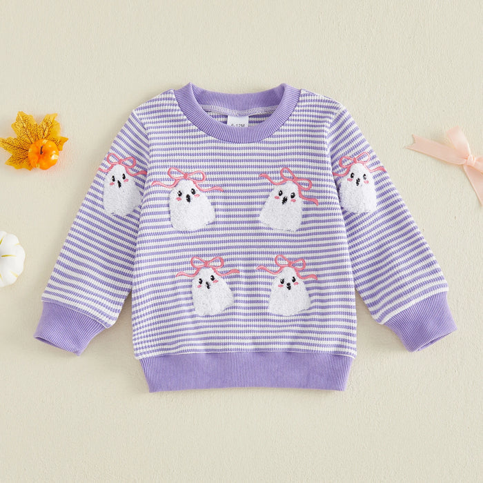 LITTLE BOO Striped Sweatshirt