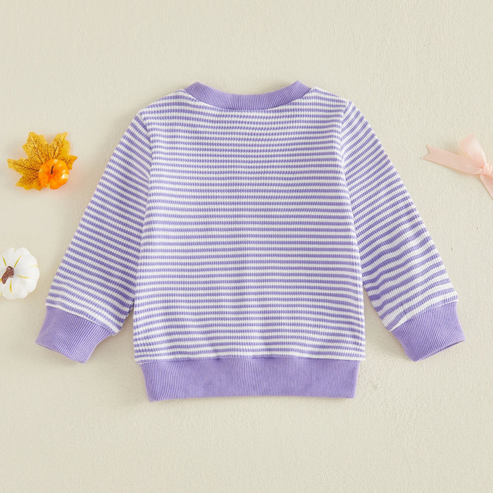 LITTLE BOO Striped Sweatshirt