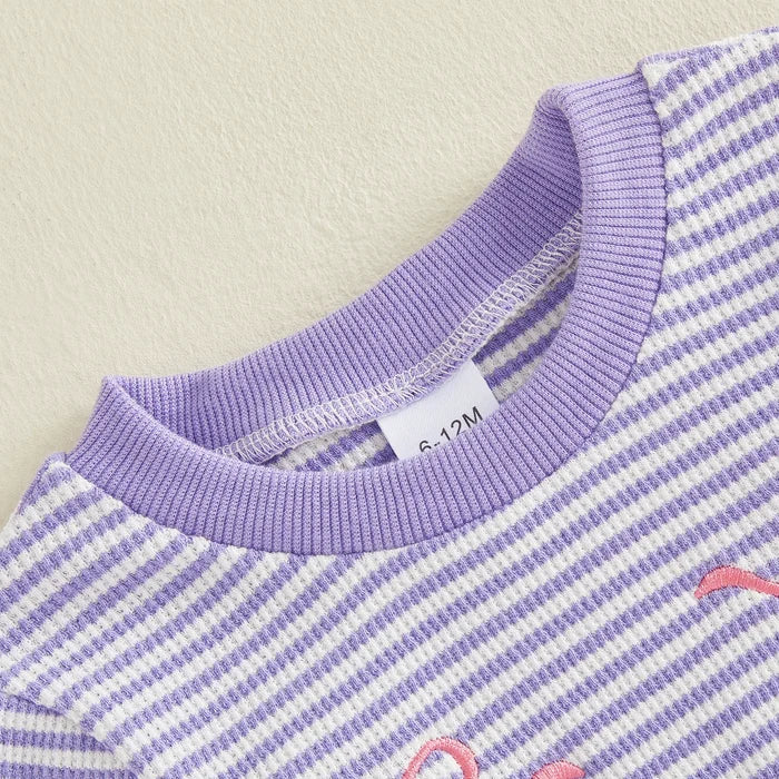 LITTLE BOO Striped Sweatshirt