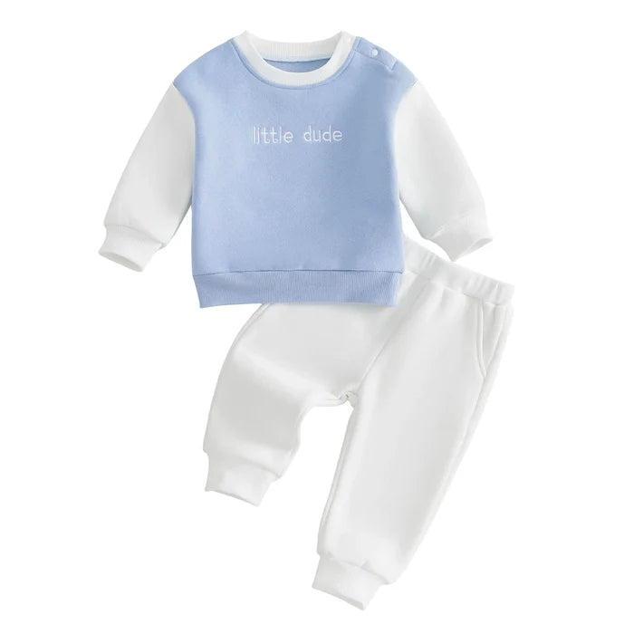 LITTLE DUDE White Outfit