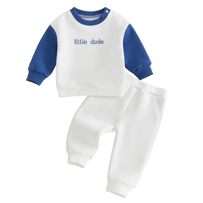 LITTLE DUDE White Outfit