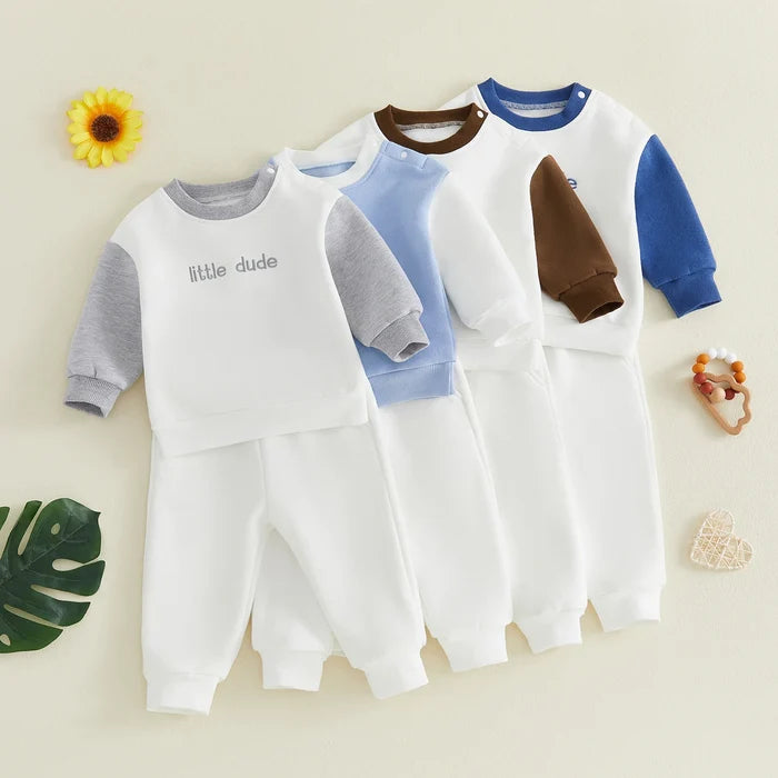 LITTLE DUDE White Outfit