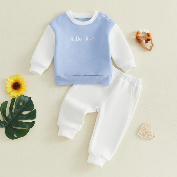 LITTLE DUDE White Outfit