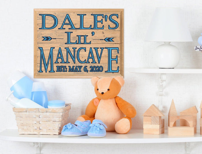 Little man cave sign