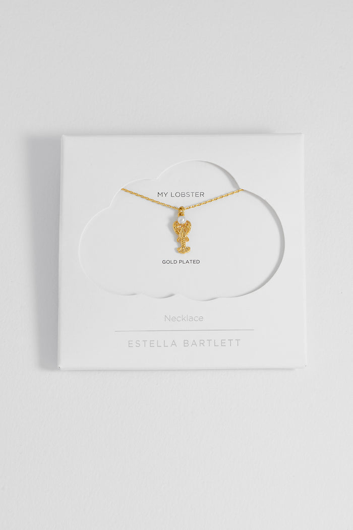 Lobster Necklace With Pearl