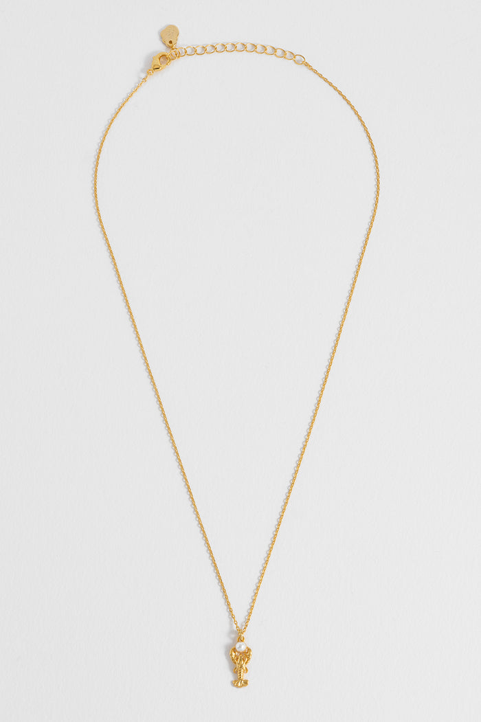 Lobster Necklace With Pearl
