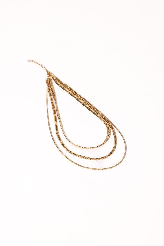 Petal and Pup USA ACCESSORIES Logan Necklace - Gold One Size