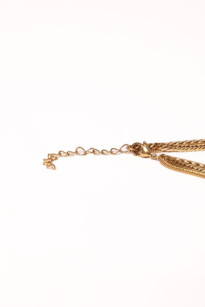 Petal and Pup USA ACCESSORIES Logan Necklace - Gold One Size