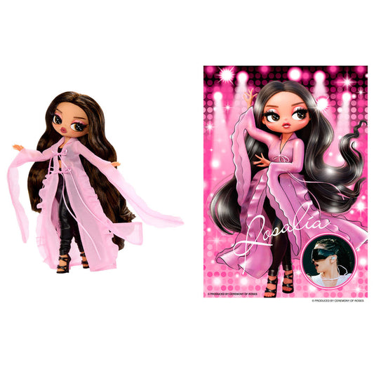 Rosalia fashion doll with packaging on a white background