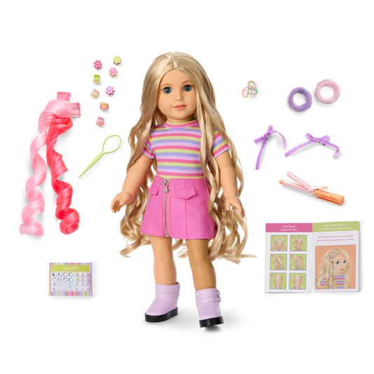 Long Hair Looks™ by Truly Me™ 18-inch Doll #133 & hair accessories