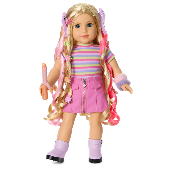 Long Hair Looks™ by Truly Me™ 18-inch Doll #133 & hair accessories