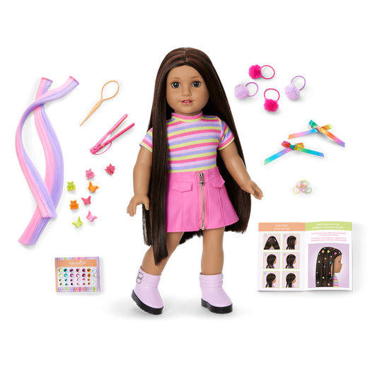 Long Hair Looks™ by Truly Me™ 18-inch Doll #134 & hair accessories