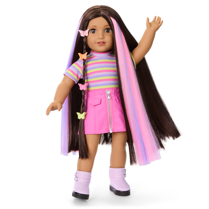Long Hair Looks™ by Truly Me™ 18-inch Doll #134 & hair accessories