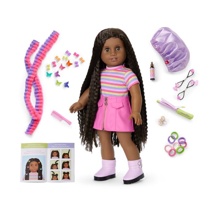 Long Hair Looks™ by Truly Me™ 18-inch Doll #135 & hair accessories