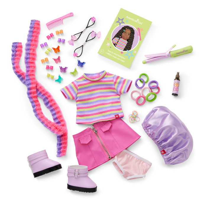 Long Hair Looks™ by Truly Me™ 18-inch Doll #135 & hair accessories