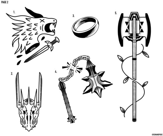 Lord of the Rings inspired designs by Amy (2024)