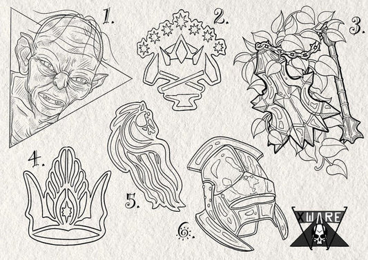 Lord of the Rings inspired designs by Emily (2024)