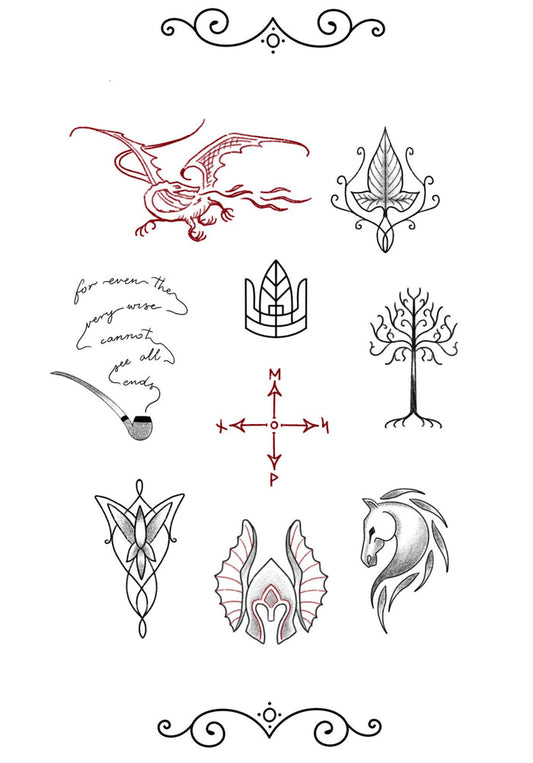 Lord of the Rings inspired designs by Magdalena
