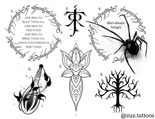 Lord of the Rings inspired designs by Zuzanna (2024)
