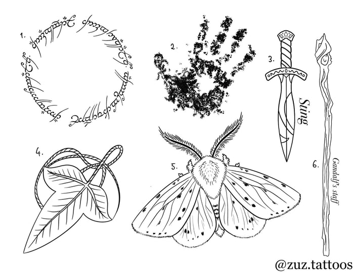 Lord of the Rings inspired designs by Zuzanna (2024)