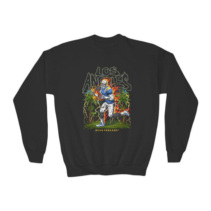 LOS ANGELES FOOTBALL KIDS CREWNECK SWEATSHIRT – Kids clothes – Dead Threads Apparel