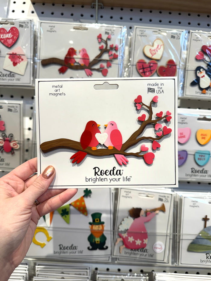 Love Birds on a Branch Magnet