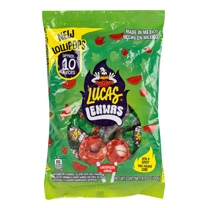 Lucas Lenwas Watermelon Sandia Candy - 6 Count