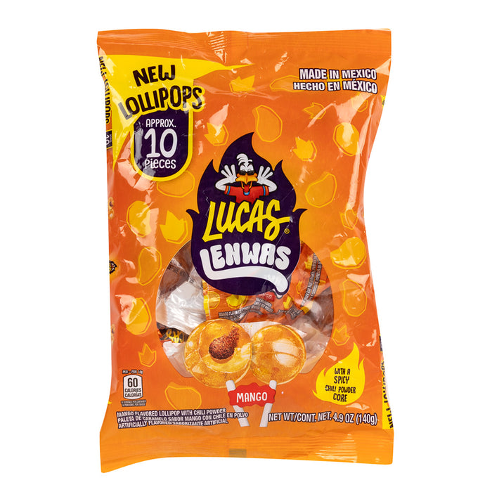 Lucas Mango Lenwas Candy - 6 Count