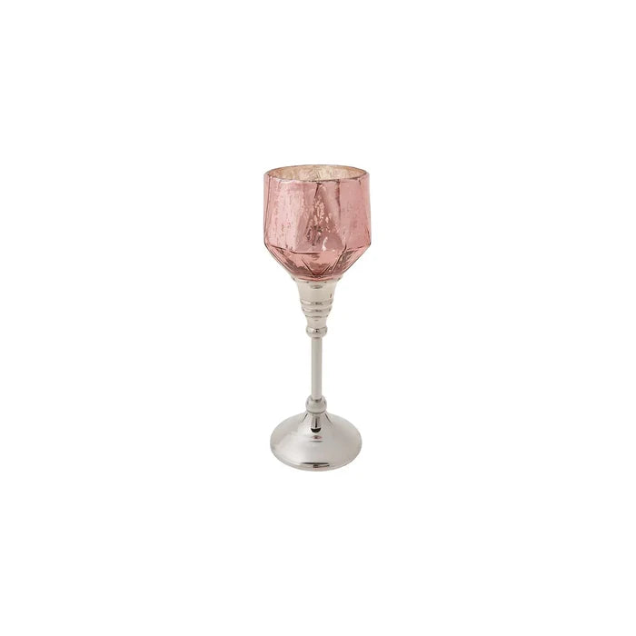 LUCCA  ŞAMDAN TEALIGHT MUMLUK  24, PEMBE