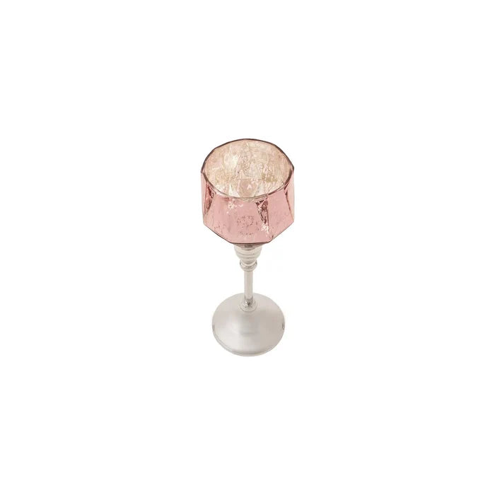 LUCCA  ŞAMDAN TEALIGHT MUMLUK  24, PEMBE