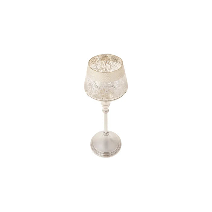 LUCCA  ŞAMDAN TEALIGHT MUMLUK AN, SILVER